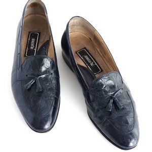 MENS Mauri Alligator Loafer Tassel, Sz: 9.5